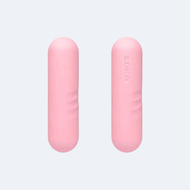 Haltères Pilates Rose en Silicone de 2kg