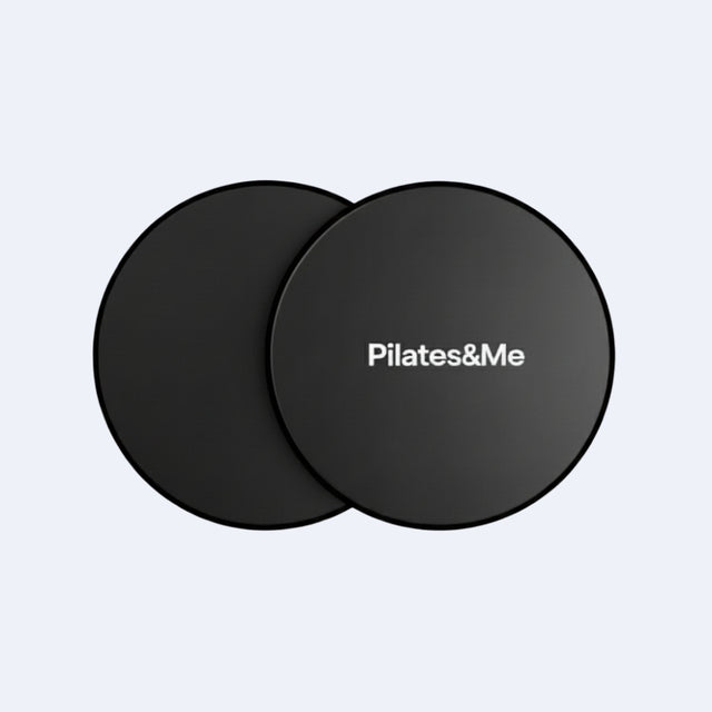 Schwarze Pilates-Gleiter