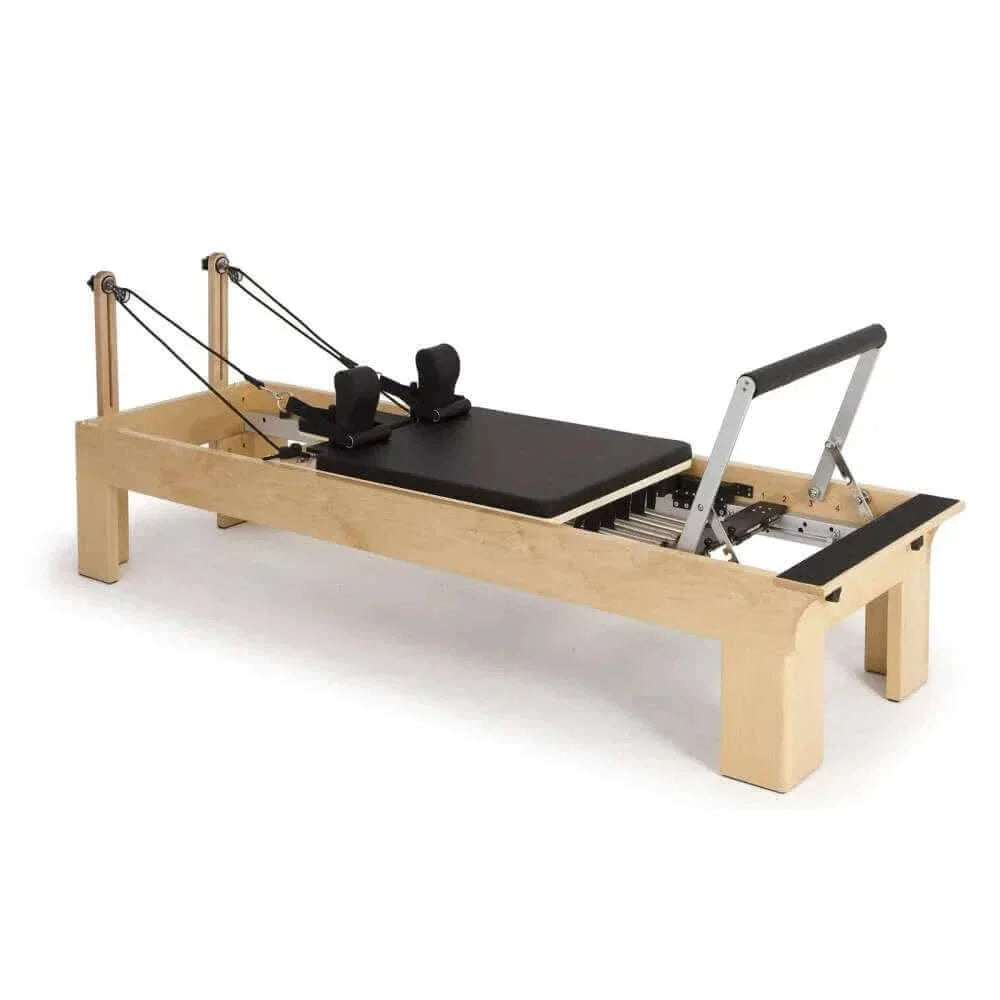 Reformer Pilates Bois Confort Studio et Maison - Équipé | Elina Pilates®