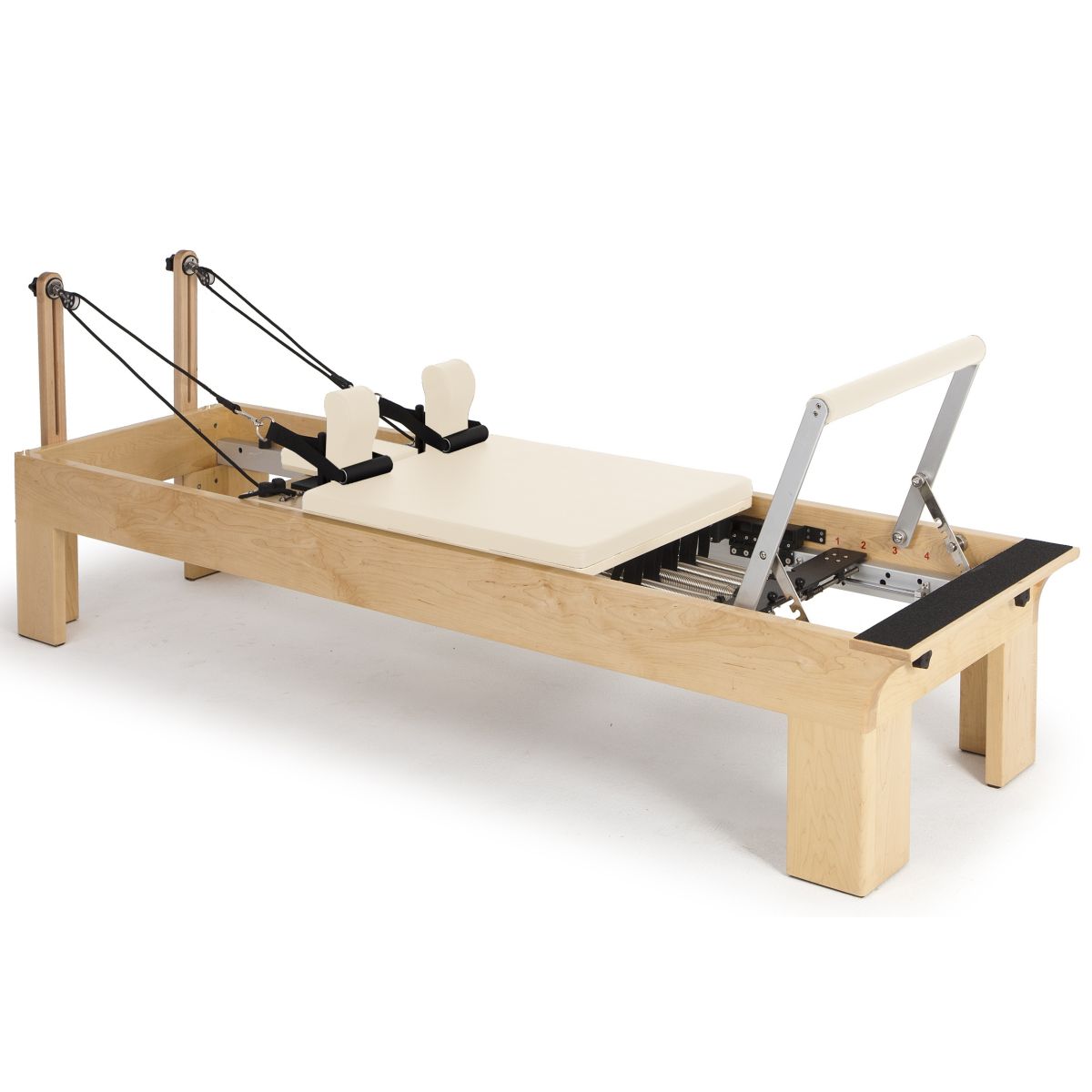 Reformer Pilates Bois Confort Studio et Maison - Équipé | Elina Pilates®