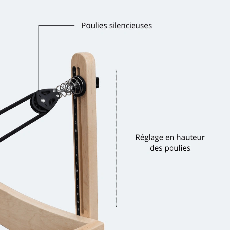 Reformer Pilates ESSENTIAL™ avec tour