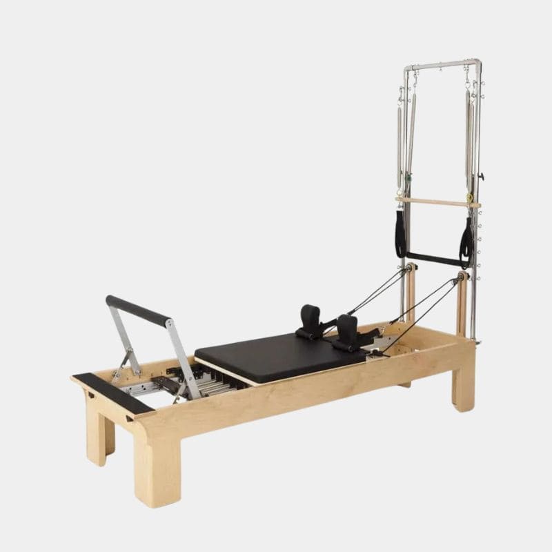 Reformer Pilates Physio en Bois avec Tour | Elina Pilates®