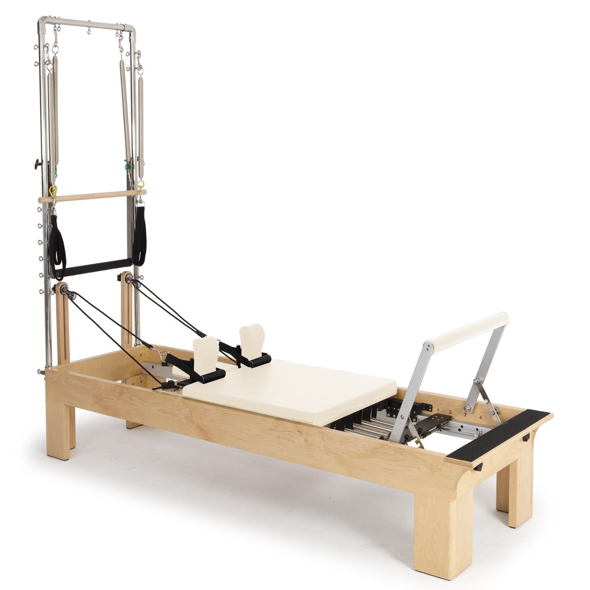 Reformer Pilates Physio en Bois avec Tour | Elina Pilates®