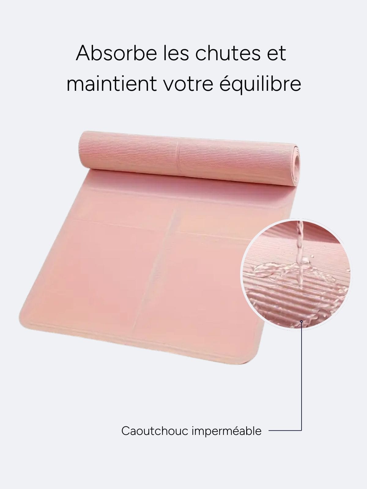 Tapis de Pilates Rose | 183 x 61 cm