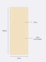 Tapis de Pilates Beige clair | 183 x 61 cm