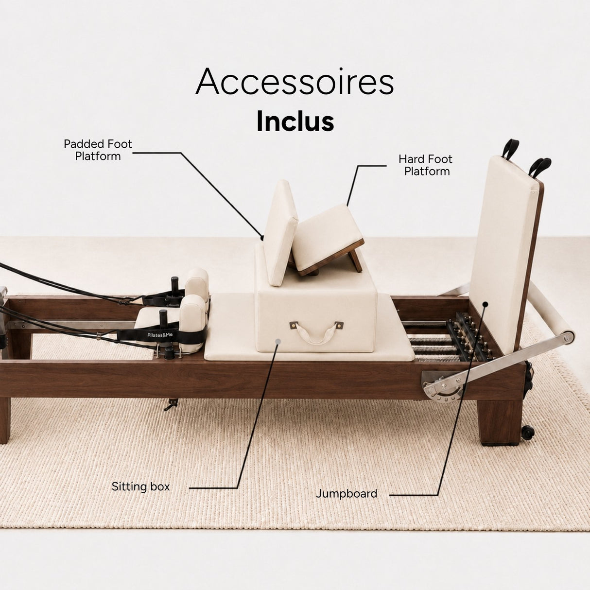 Reformer Pilates ESSENTIAL™ Grau