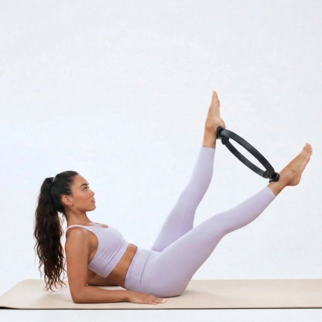 Pilates-Ring Schwarz | 34 cm