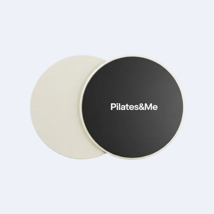 Disques Pilates sliders beiges