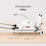 Reformer Pilates AERO™ Blanc