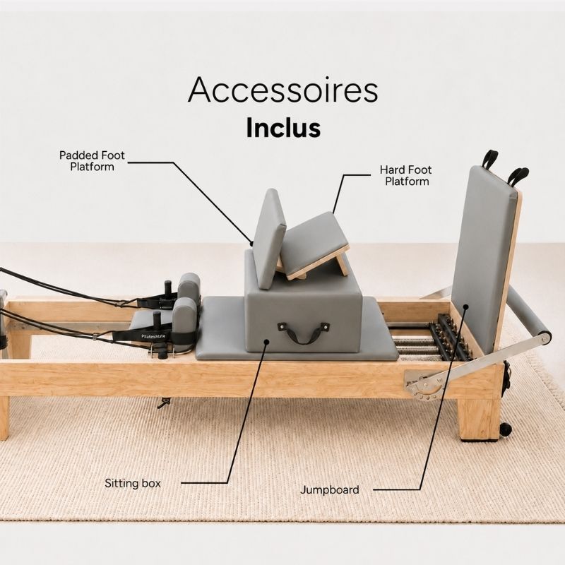 Reformer Pilates CLASSIC™ Gris