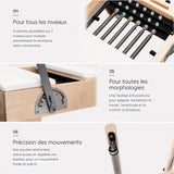 Reformer Pilates ESSENTIAL™ Blanc