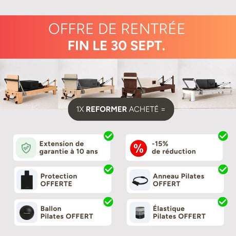 Reformer Pilates ESSENTIAL™ gris