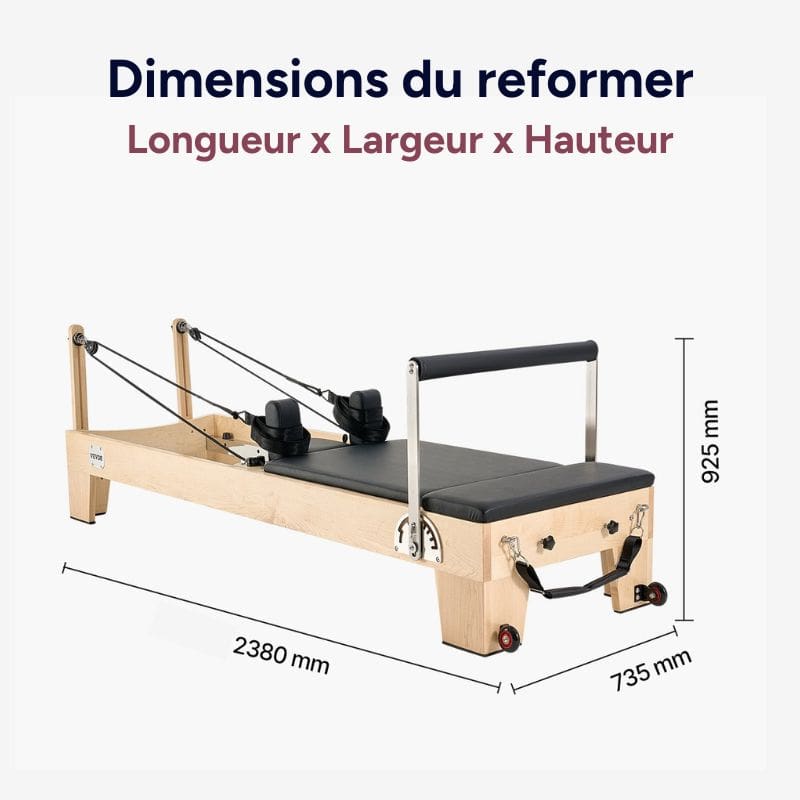 Reformer Pilates Pliable pour Studio Pilates